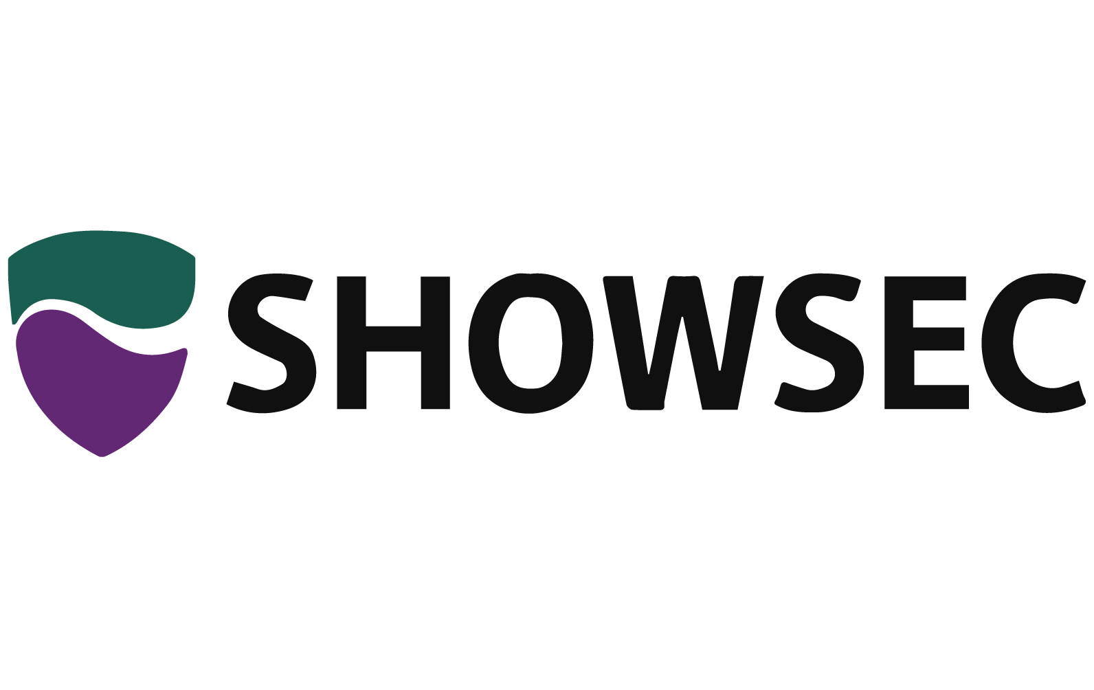 Logo of Showsec with stylized shield in green and purple on the left, followed by the company name in bold black letters.